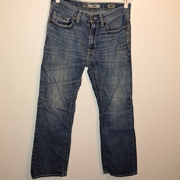 Buckle BKE Denim Jake Embroidered Pocket Jeans Mens 31S Short - Picture 7 of 11